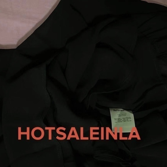 Reformation Nikita Dress in Black *NEW* - Picture 8 of 8